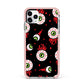 Bleeding Eyeballs iPhone 11 Pro Max Impact Pink Edge Case