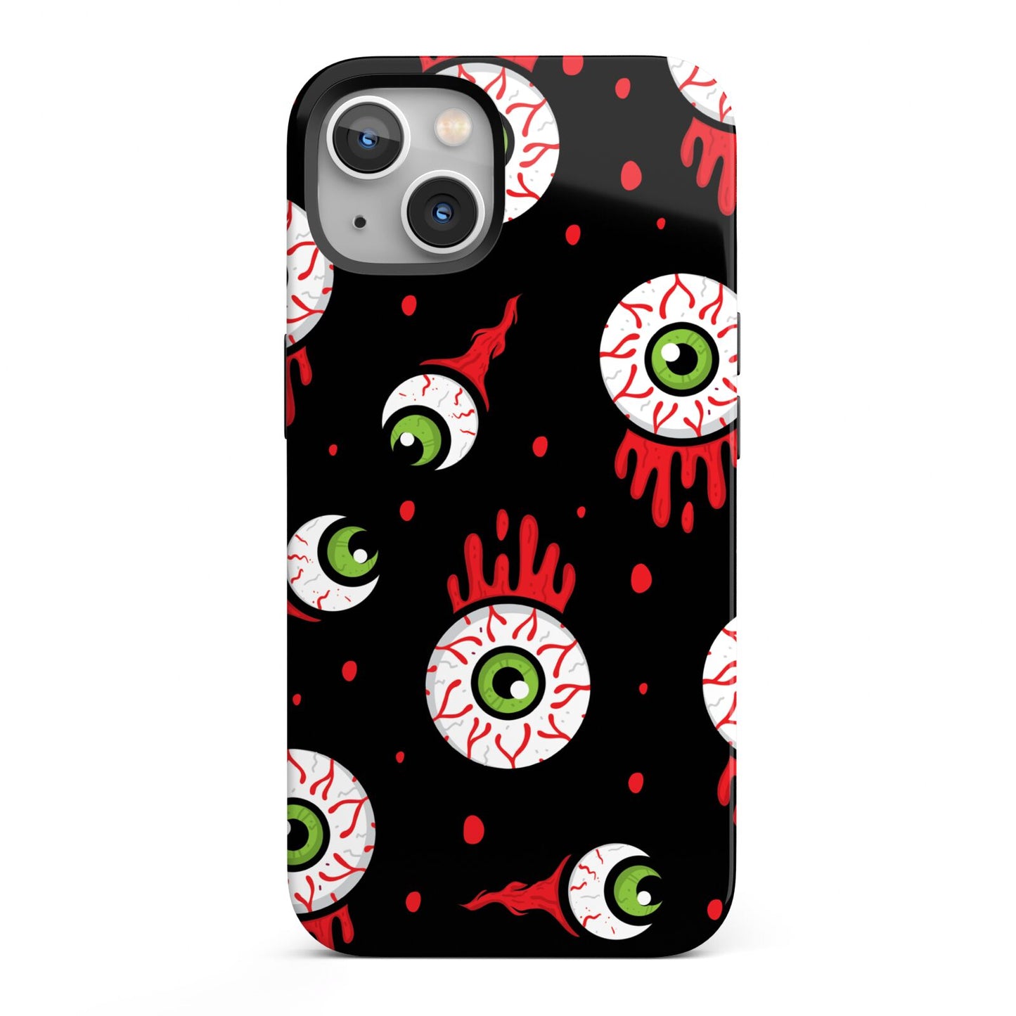 Bleeding Eyeballs iPhone 13 Full Wrap 3D Tough Case