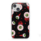 Bleeding Eyeballs iPhone 13 Mini TPU Impact Case with White Edges