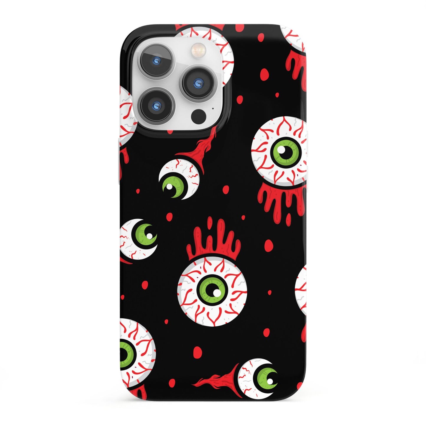 Bleeding Eyeballs iPhone 13 Pro Full Wrap 3D Snap Case