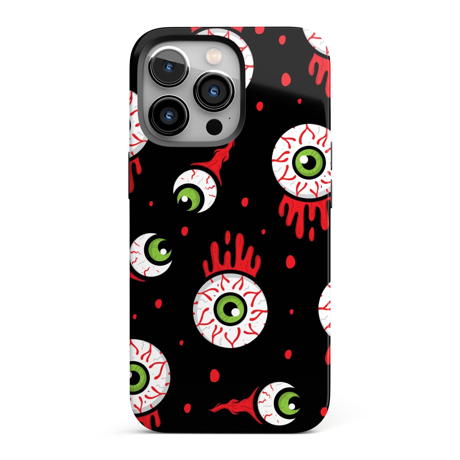 Bleeding Eyeballs iPhone 13 Pro Full Wrap 3D Tough Case
