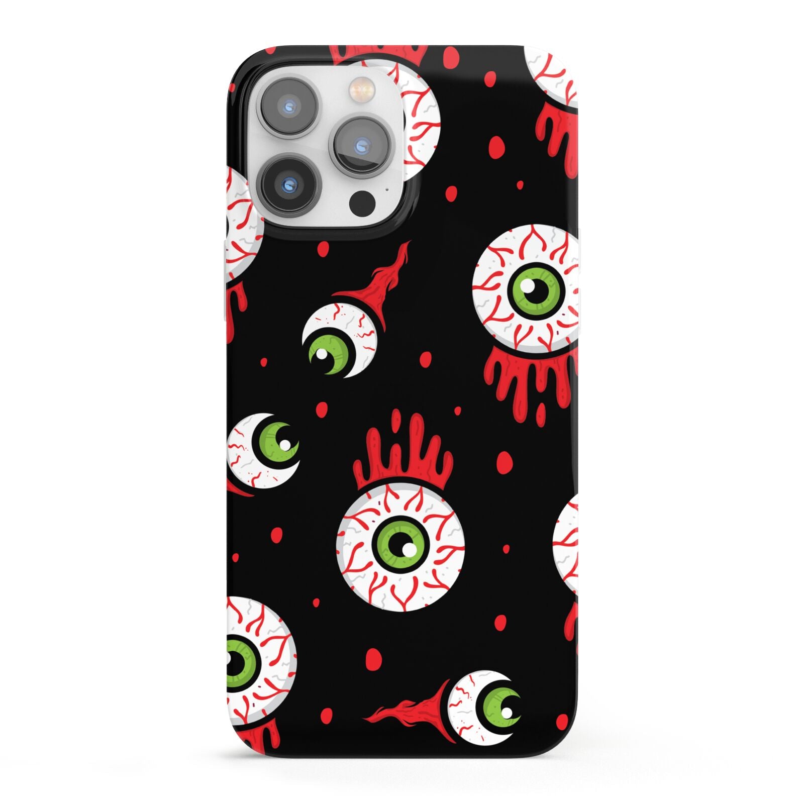 Bleeding Eyeballs iPhone 13 Pro Max Full Wrap 3D Snap Case