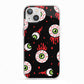 Bleeding Eyeballs iPhone 13 TPU Impact Case with White Edges