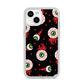 Bleeding Eyeballs iPhone 14 Clear Tough Case Starlight