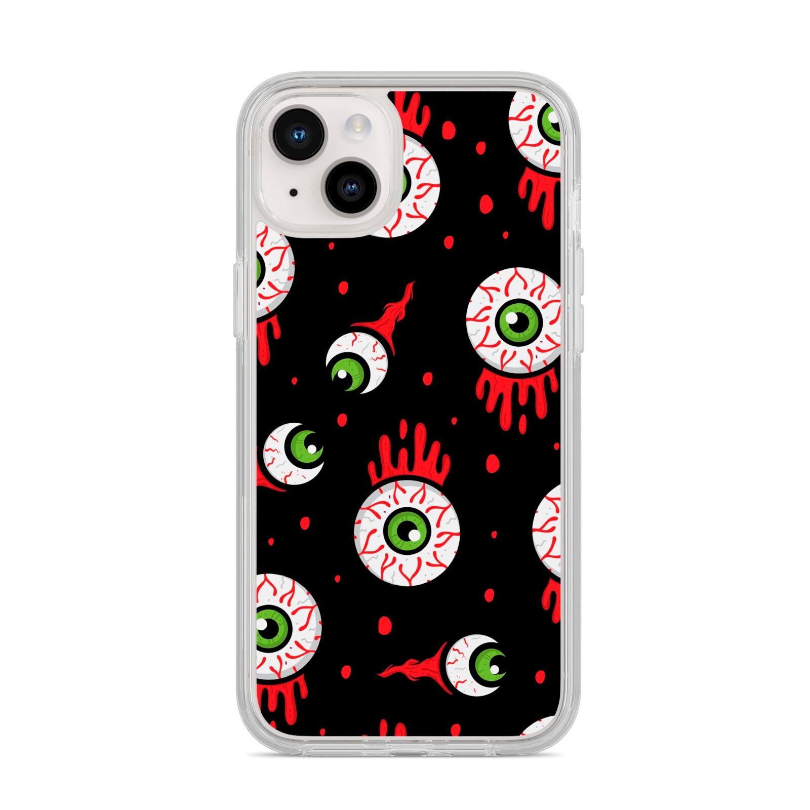 Bleeding Eyeballs iPhone 14 Plus Clear Tough Case Starlight