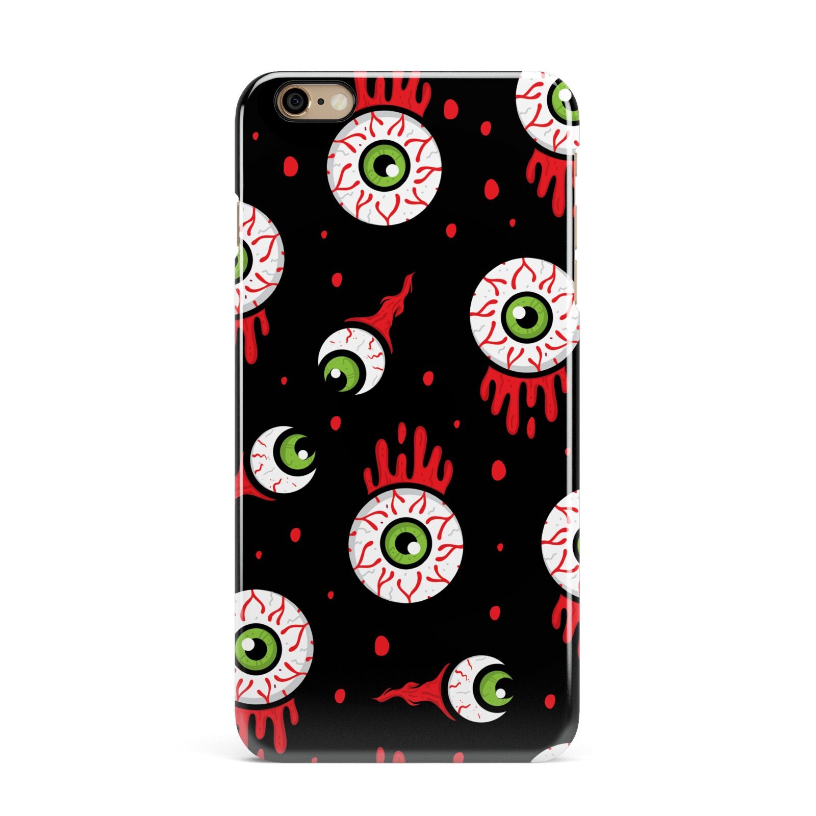 Bleeding Eyeballs iPhone 6 Plus 3D Snap Case on Gold Phone