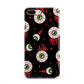 Bleeding Eyeballs iPhone 8 Plus 3D Snap Case on Gold Phone