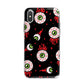 Bleeding Eyeballs iPhone X Bumper Case on Silver iPhone Alternative Image 1