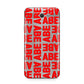 Block Red Custom Text Samsung Galaxy J7 2017 Case