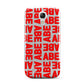 Block Red Custom Text Samsung Galaxy S4 Mini Case