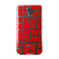 Block Red Custom Text Samsung Galaxy S5 Case