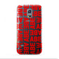 Block Red Custom Text Samsung Galaxy S5 Mini Case