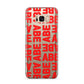 Block Red Custom Text Samsung Galaxy S8 Plus Case