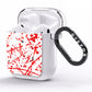 Blood Splatter AirPods Clear Case Side Image