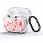 Blood Splatter AirPods Pro Clear Case Side Image