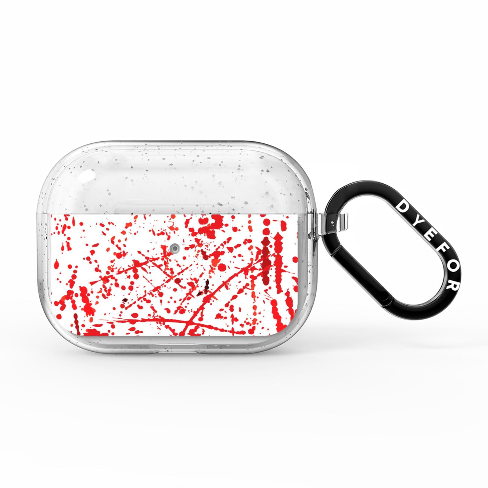Blood Splatter AirPods Pro Glitter Case