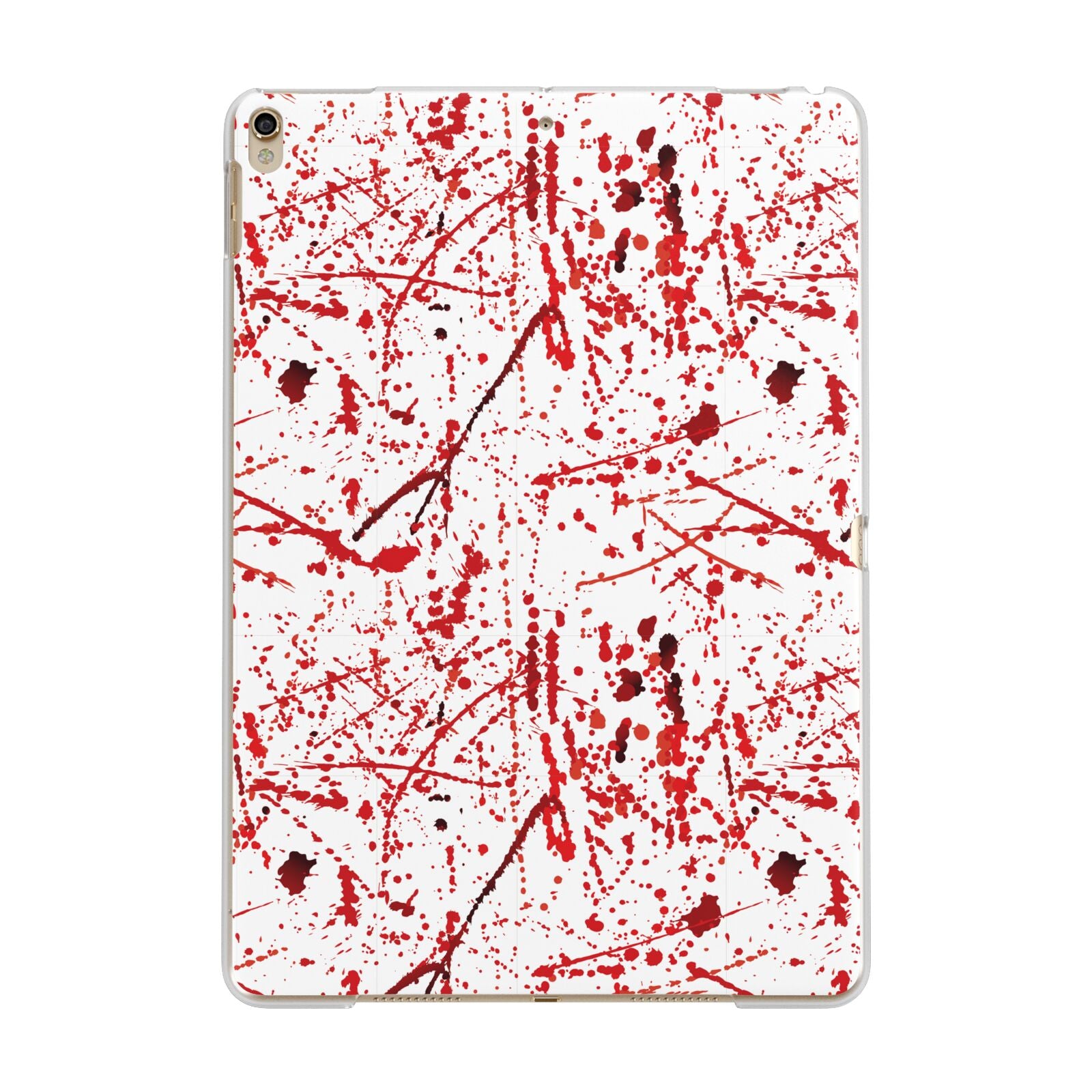 Blood Splatter Apple iPad Gold Case