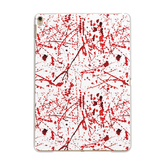 Blood Splatter Apple iPad Gold Case