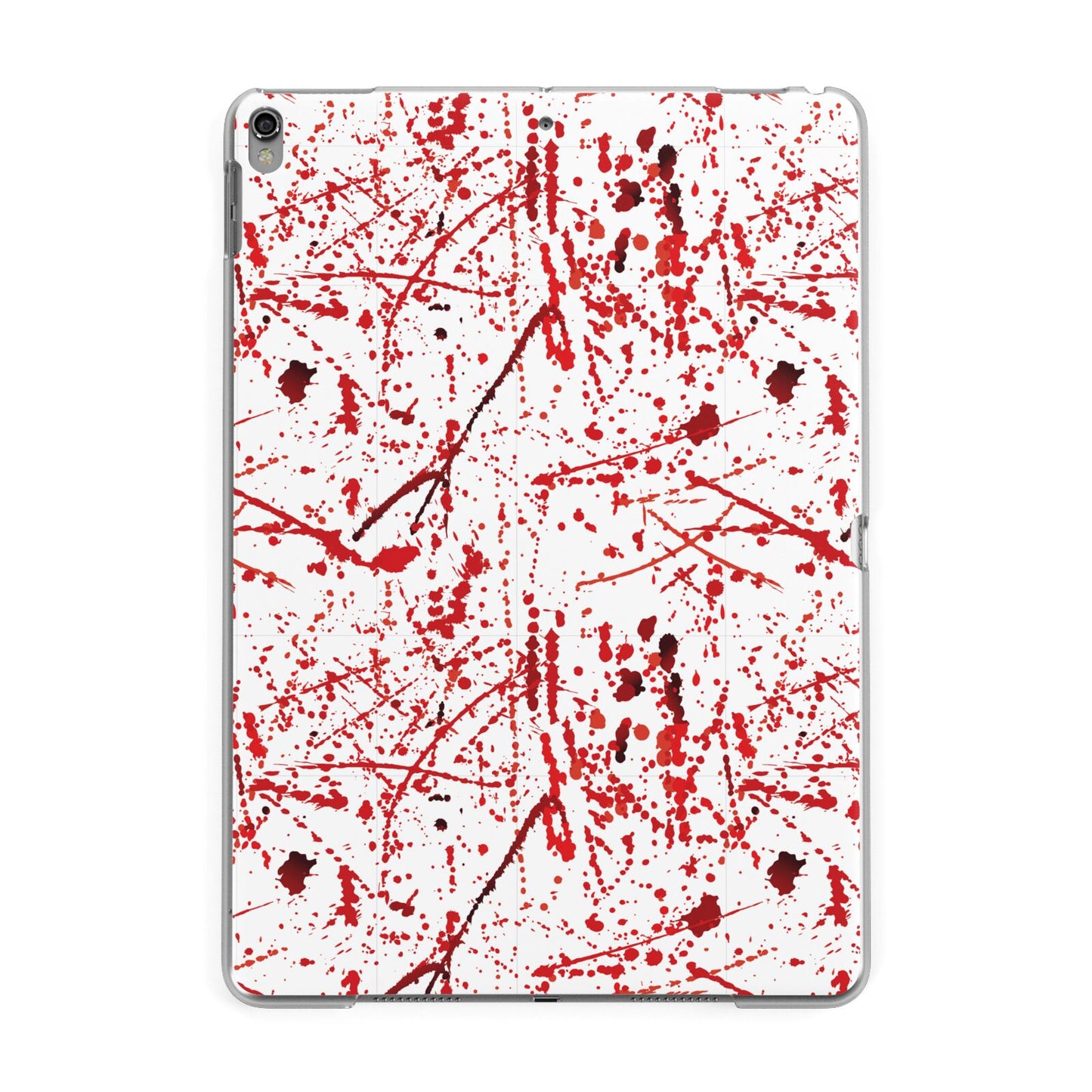 Blood Splatter Apple iPad Grey Case