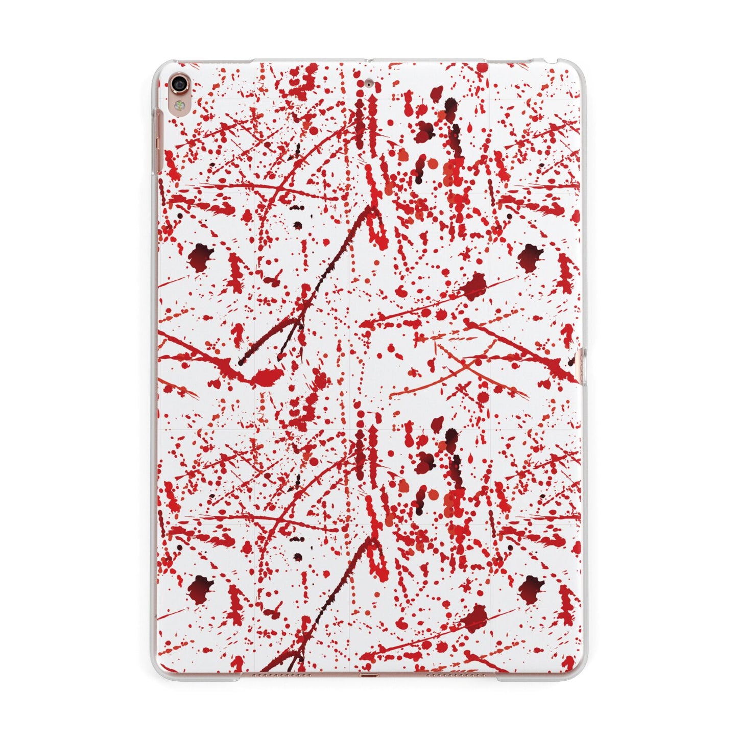 Blood Splatter Apple iPad Rose Gold Case