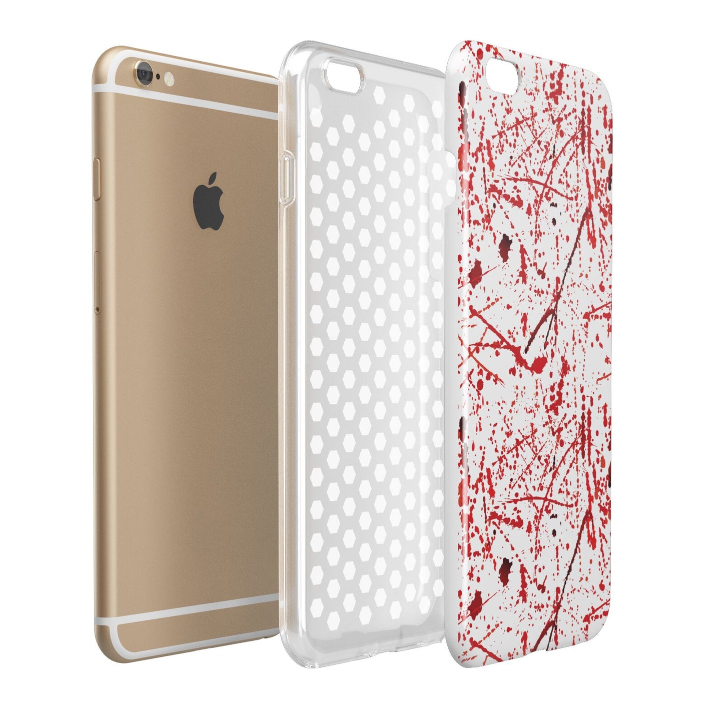 Blood Splatter Apple iPhone 6 Plus 3D Tough Case Expand Detail Image