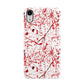 Blood Splatter Apple iPhone XR White 3D Snap Case