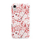 Blood Splatter Apple iPhone XR White 3D Tough Case