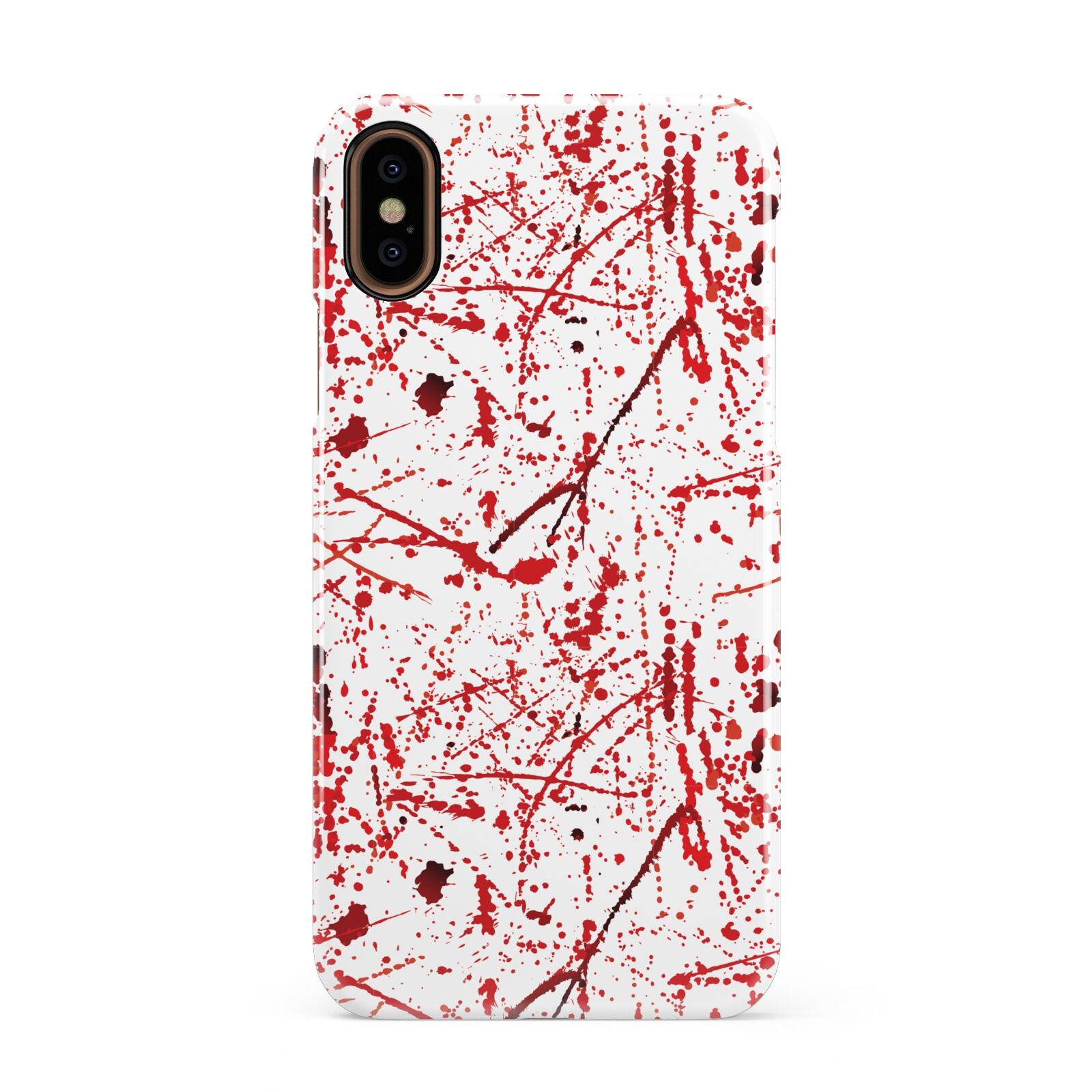 Blood Splatter Apple iPhone XS 3D Snap Case