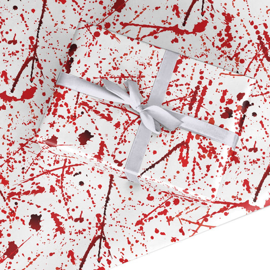 Blood Splatter Custom Wrapping Paper