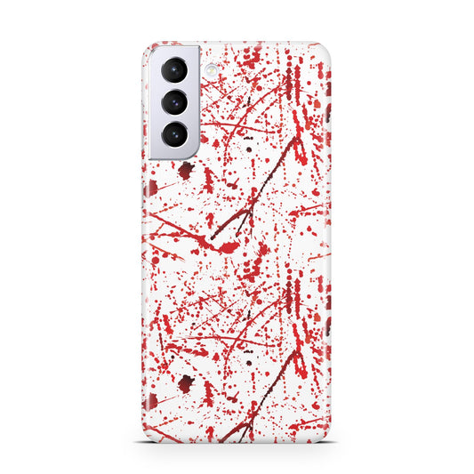 Blood Splatter Samsung S21 Plus Phone Case