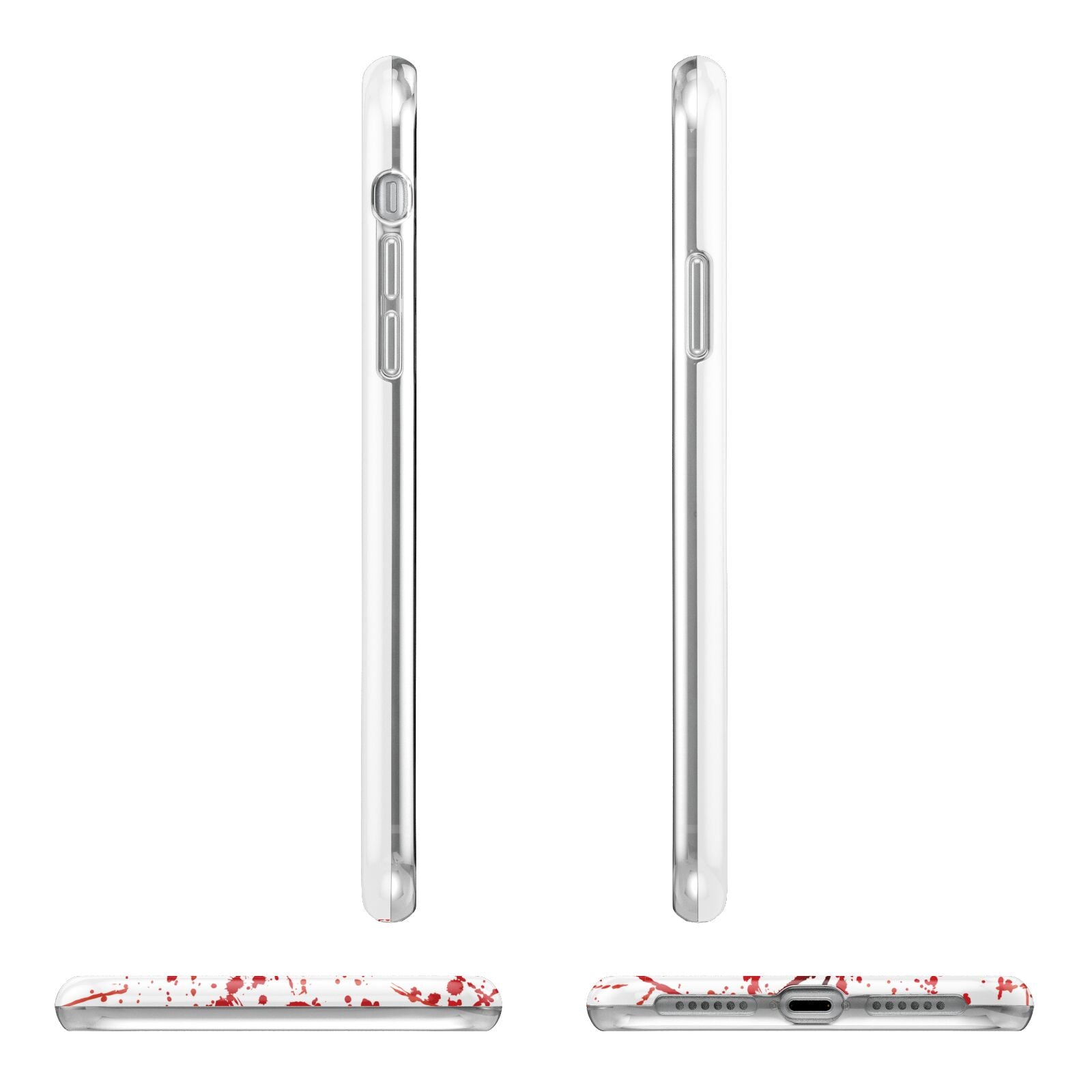 Blood Splatter iPhone 11 Pro 3D Tough Case Angle Images