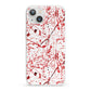 Blood Splatter iPhone 13 Clear Bumper Case