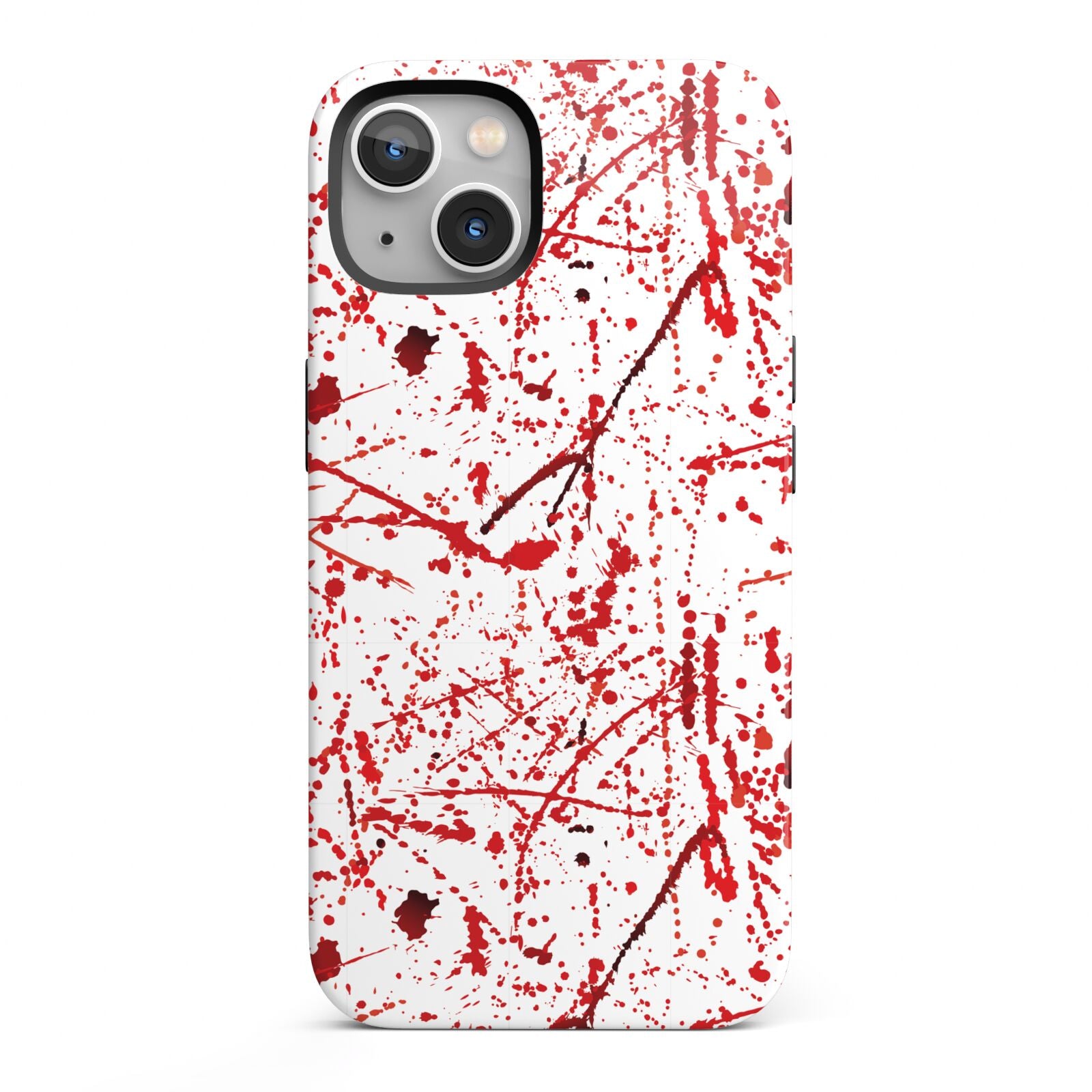 Blood Splatter iPhone 13 Full Wrap 3D Tough Case