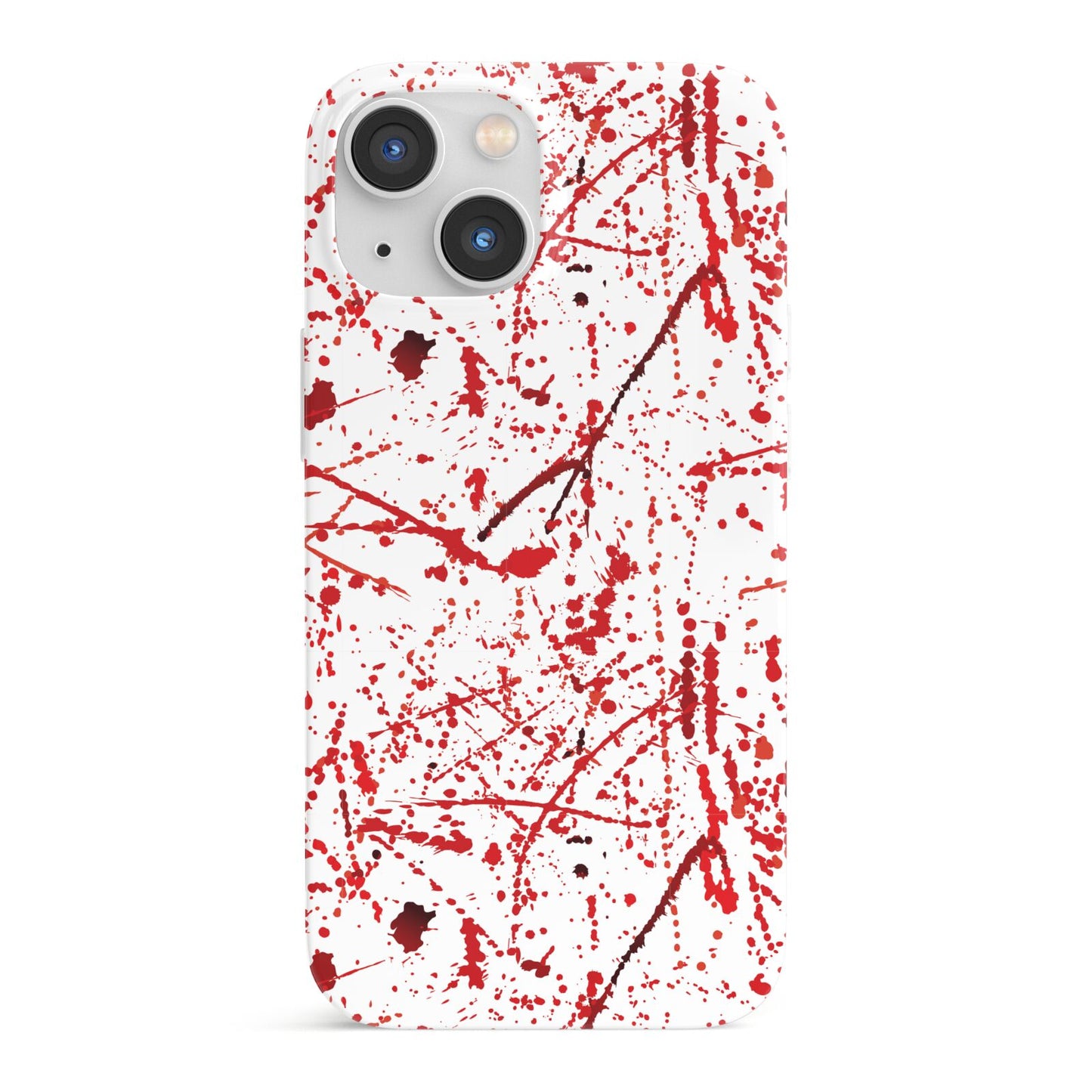 Blood Splatter iPhone 13 Mini Full Wrap 3D Snap Case