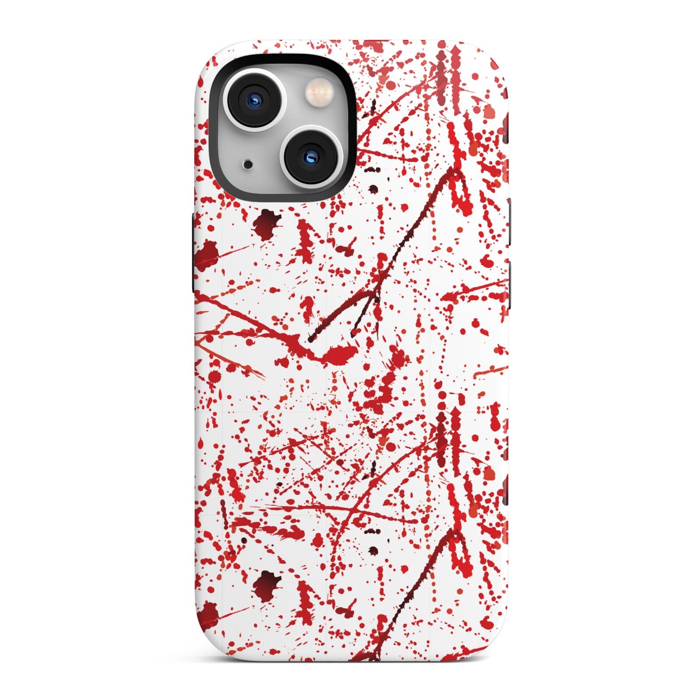 Blood Splatter iPhone 13 Mini Full Wrap 3D Tough Case