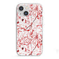 Blood Splatter iPhone 13 Mini TPU Impact Case with White Edges