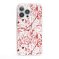 Blood Splatter iPhone 13 Pro Clear Bumper Case