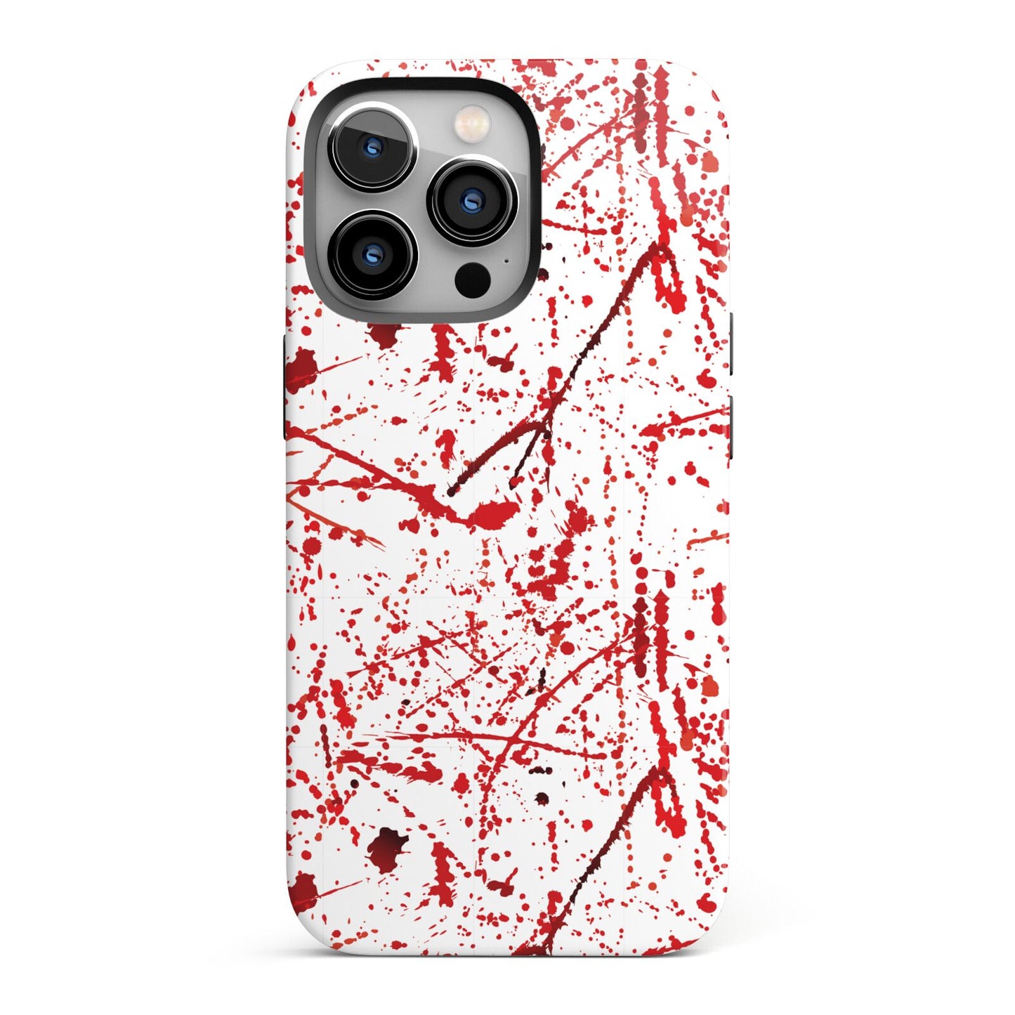 Blood Splatter iPhone 13 Pro Full Wrap 3D Tough Case