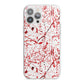 Blood Splatter iPhone 13 Pro Max TPU Impact Case with White Edges