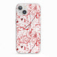 Blood Splatter iPhone 13 TPU Impact Case with White Edges