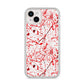 Blood Splatter iPhone 14 Plus Clear Tough Case Starlight