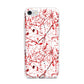 Blood Splatter iPhone 7 Bumper Case on Silver iPhone