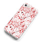 Blood Splatter iPhone 8 Bumper Case on Silver iPhone Alternative Image