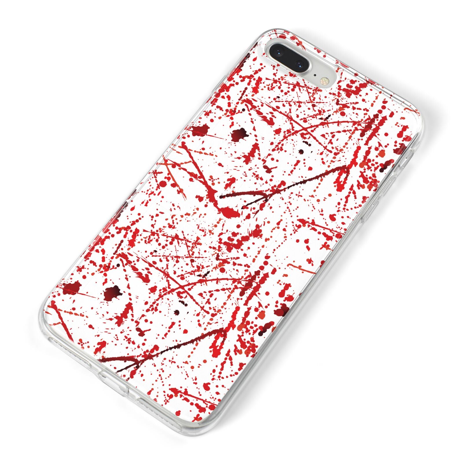 Blood Splatter iPhone 8 Plus Bumper Case on Silver iPhone Alternative Image
