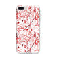 Blood Splatter iPhone 8 Plus Bumper Case on Silver iPhone