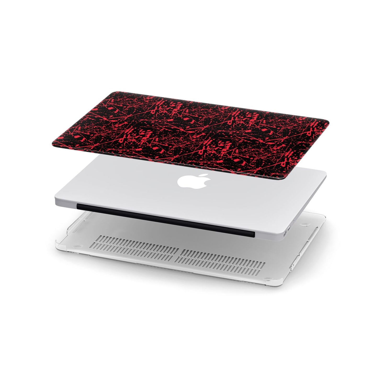 Blood Splatters Apple MacBook Case in Detail