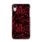 Blood Splatters Apple iPhone XR White 3D Snap Case