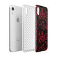 Blood Splatters Apple iPhone XR White 3D Tough Case Expanded view
