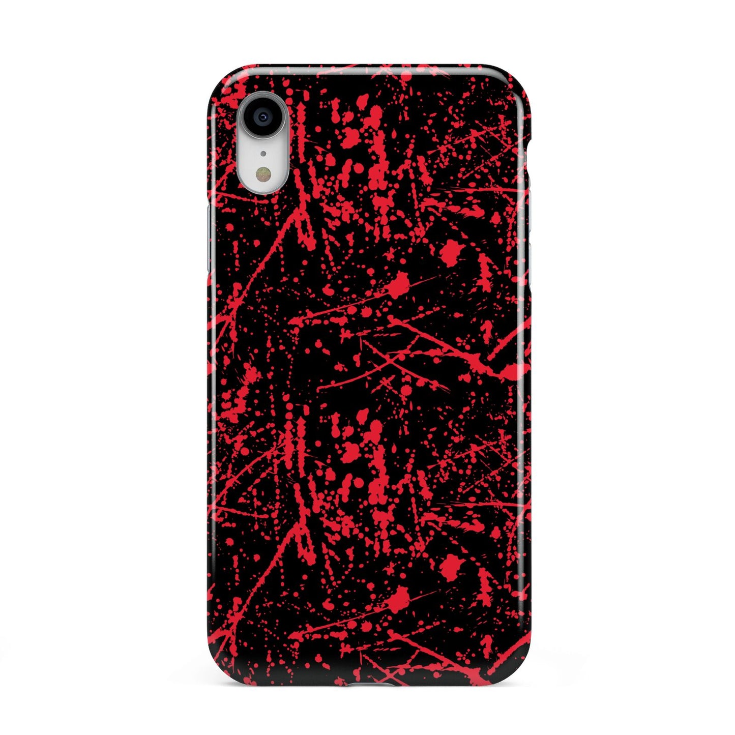 Blood Splatters Apple iPhone XR White 3D Tough Case
