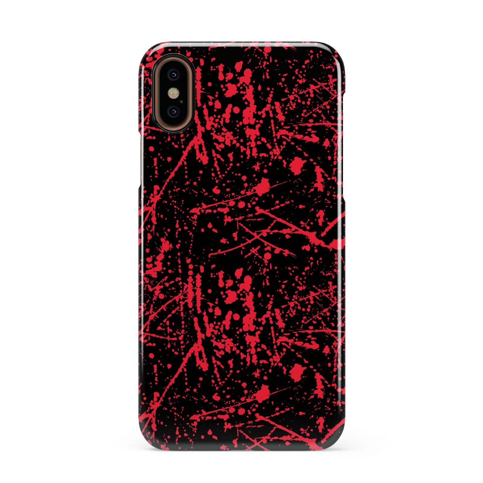 Blood Splatters Apple iPhone XS 3D Snap Case
